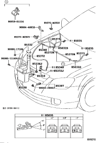 8533006031-MOTOR AND PUMP ASSY, WINDSHIELD WASHER