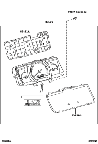 8380026A60-METER ASSY, COMBINATION