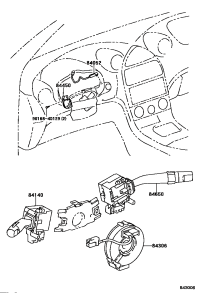 846522G470-SWITCH ASSY, WINDSHIELD WIPER
