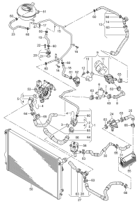 5Q0122101CE-RADIATOR HOSE/A3/GOLF/JETTA