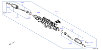 D82035NA0A-BOOT KIT-POWER STEERING GEAR