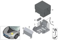 61219354601-Holder assy-battery