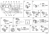 8433226120-SWITCH ASSY, HAZARD WARNING SIGNAL