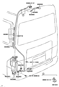 8533036160-MOTOR AND PUMP ASSY, WINDSHIELD WASHER
