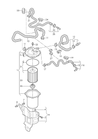 4M0127434B-OIL FILTER ELMT-TOUAREG