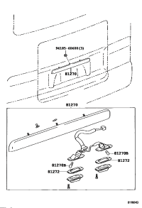 812700S020-LAMP ASSY, LICENSE PLATE