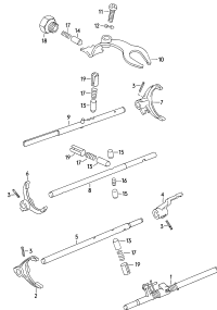 013311577B-Shaft, gear shift fork