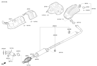 28600B3600-MUFFLER COMPLETE-CENTER