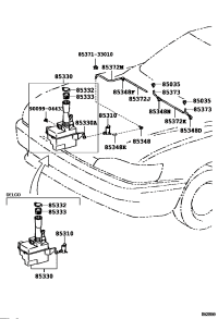 8538533020-NOZZLE, FR WASHER