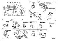 8433233030-SWITCH ASSY, HAZARD WARNING SIGNAL