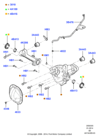 7L1Z4A109D-Kit assy-shaft