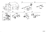 8187028040-LAMP ASSY, KEY CYLINDER