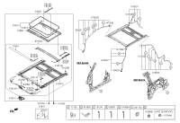 816004D070QW-PANORAMA ROOF ASSY