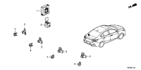 39670T6PW01-Sensor unit, parking