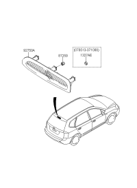 927001D000-LAMP ASSY-HMS