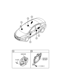 963303X000-Speaker assy., door