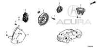 39120TK8A01-SPEAKER ASSY 6.5