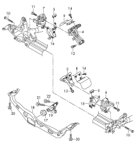 8R0199381B-Engine mounting