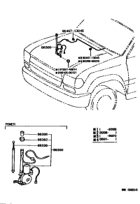 8630060050-ANTENNA ASSY, W/HOLDER