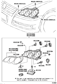 811100P020-HEADLAMP ASSY, RH