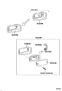 8159048080C0-LAMP ASSY, REAR FOG