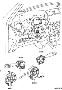 8430652020-CABLE SUB-ASSY, SPIRAL