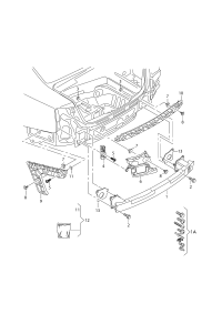 L4G5807453-PORSCHE CAYENNE GUIDE LTRL RH