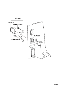 8861026090-SWITCH SUB-ASSY, COOLER CONTROL