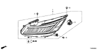 33100T2AH21-HEADLIGHT ASSY., R