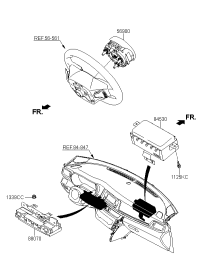 56900D6000-MODULE ASSY-STRG WHEEL AIR BAG