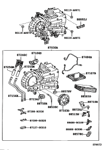 871030C030-MOTOR SUB-ASSY, BLOWER W/FAN(FOR REAR)