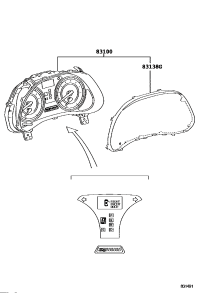 8380053D60-METER ASSY, COMBINATION