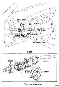 8405260010-SWITCH ASSY, UN-LOCK WARNING