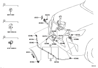 8520760130-ACTUATOR SUB-ASSY, HEADLAMP WASHER, RH