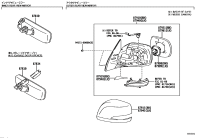 8794060P80-MIRROR ASSY, OUTER REAR VIEW, LH
