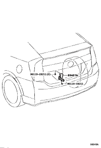 8940712030-SENSOR SUB-ASSY, HEIGHT CONTROL, REAR RH
