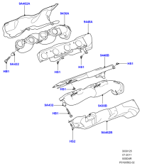 LR010839-GASKET,W.PUMP INLET