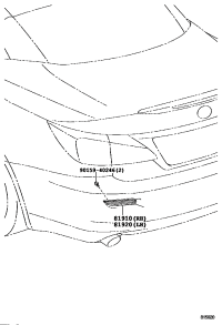 8191053040-LENS, REFLEX REFLECTOR, REAR LH, RH/LH
