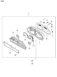 0K56C55430-CLUSTER ASSY-INSTRUMENT