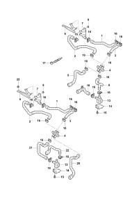L8RD819350A-Coolant hose: