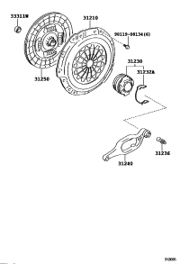 3123060260-BEARING ASSY, CLUTCH RELEASE