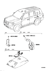 8904060070-SIREN ASSY, THEFT WARNING