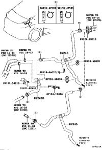 8720958340-HOSE, HEATER WATER, OUTLET