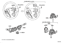 843070G060-CABLE SUB-ASSY, SPIRAL W/SENSOR