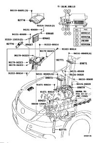 8277650030-DUCT, ENGINE ROOM ECU OUTLET