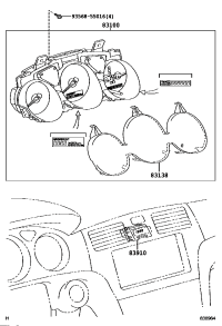 8391033090-CLOCK ASSY