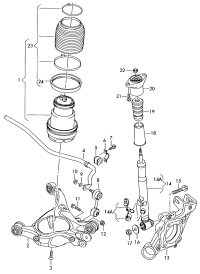 4F0616001J-AIR SPRING SUSPENSION