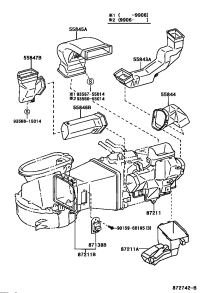 5584460100-DUCT, HEATER TO REGISTER, NO.2