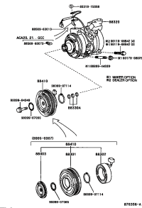8841242010-ROTOR SUB-ASSY, MAGNET CLUTCH