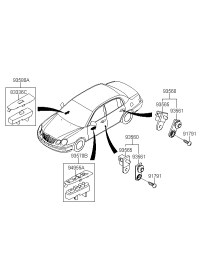 935753F00549-SWITCH ASSY-P/WDO SUB